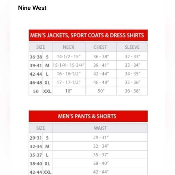 New NINE WEST Men's Slim-Fit Wrinkle-Free  Stretch DARK NAVY L(16-16 1/2 - Picture 14 of 14